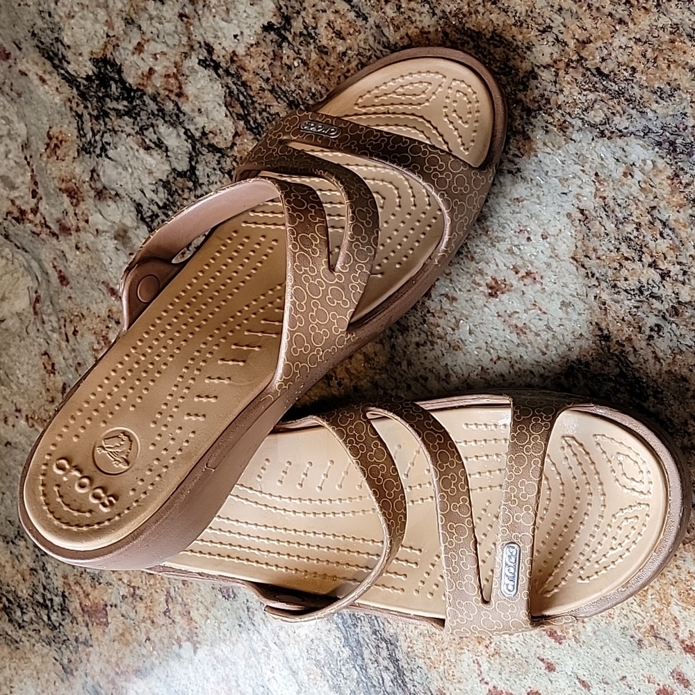 Women's Disney Crocs sandals size 8M